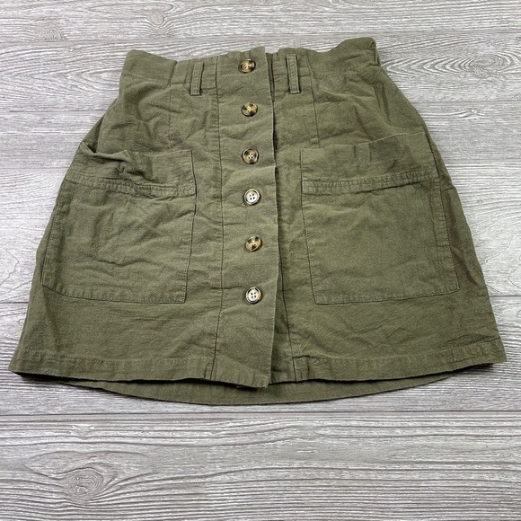 Retro HESPERUS Button Front Skirt - Three's Company Vibes Chrissy Snow - Picture 1 of 5